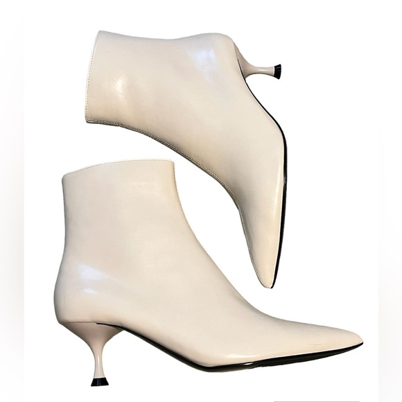 ✨ZARA✨Kitten Heel Ankle Boots - Picture 3 of 6